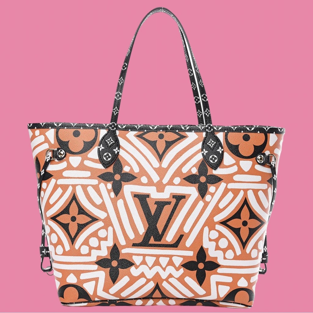 Louis Vuitton Crafty Neverfull MM Carmel